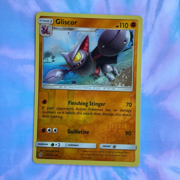 Pokémon Card Gliscor Guardians Rising - Picture 3 of 3